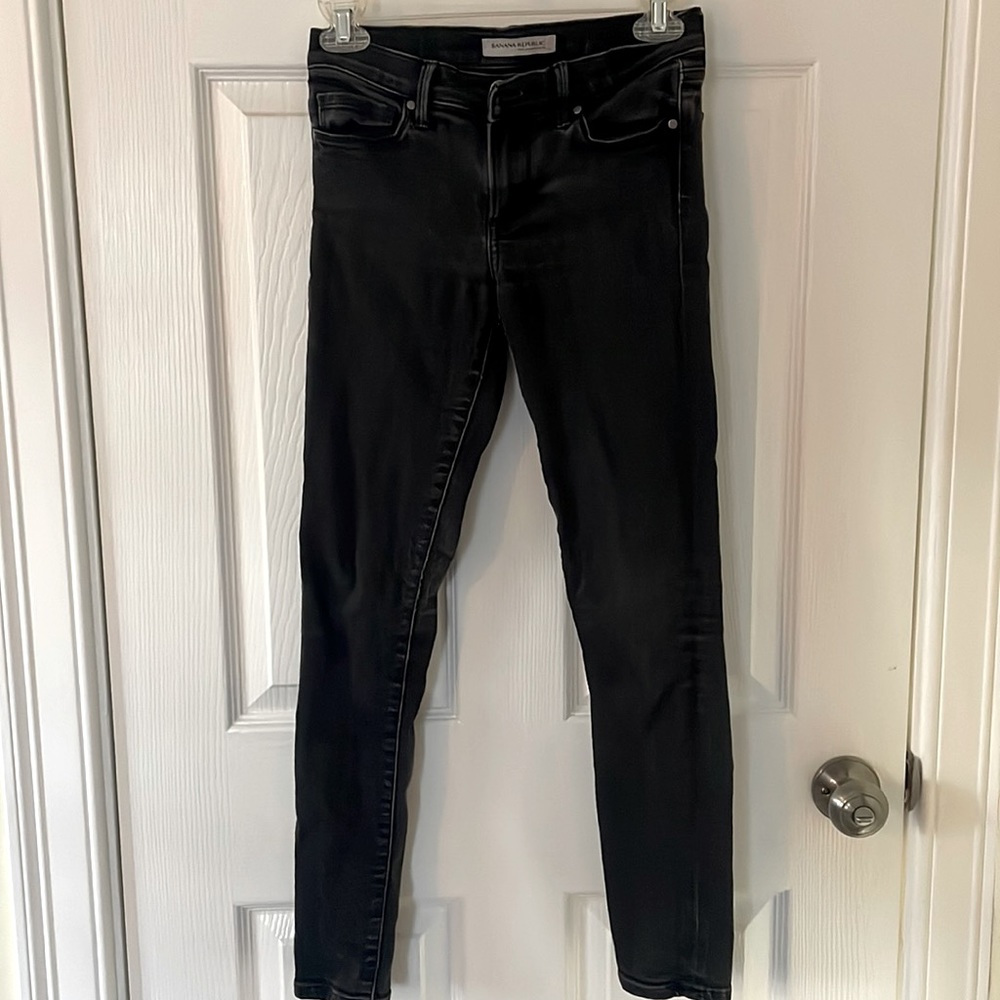 Black skinny banana republic jean